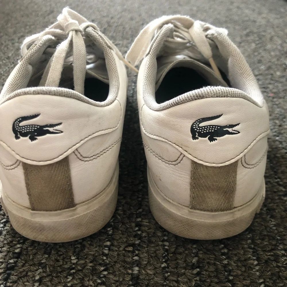 Lacoste Kids' White Sneakers Size 4 Euro 35.5 - Picture 8 of 12